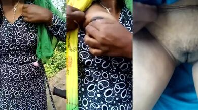 Raste bade boobs aur chut dikhai dehati lady